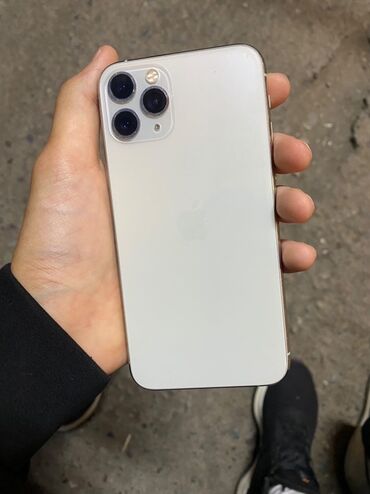Apple iPhone: IPhone 11 Pro, Колдонулган, 64 ГБ, Ак, 74 %