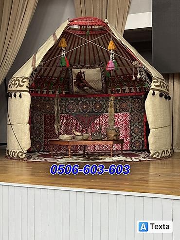 Аренда юрт: Аренда юрты, Каркас Деревянный, 85 баш, Стол — 9