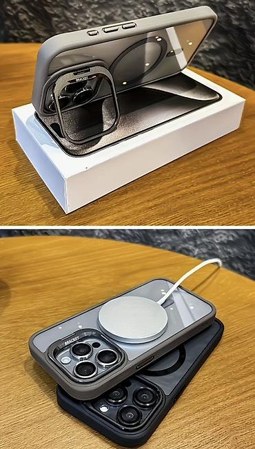 camera bag: Чехол для iPhone 15 Pro Max с магнитным кольцом MagSafe и выдвижной — 3