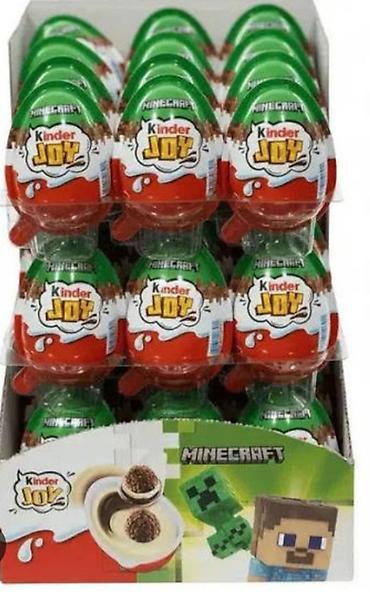 kinder minecraft: Kinder minecraf satılır 1 ədədi 5 AZN 2 ədədi alsaz 1 ədədi 4,50 siz 4 — 1