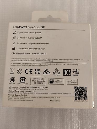 se pro: AirPods HUAWEI FreeBuds SE  - Orijinal HUAWEI məhsuludur Hədiyyə — 9