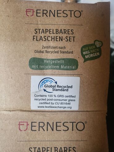 Kuhinjski setovi: Flase nove za ulje,sirce Ernesto od rekliciranog materijala Nemacka — 3
