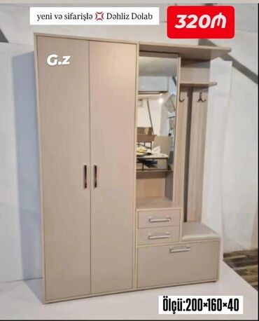 dolab metbex: Yeni, Düz dolab, Dəhliz dolabı