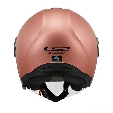 Ostali motocikli i skuteri: LS2 otvorena kaciga za skuter/motor – rozikasto bakarna boja - Tip — 6