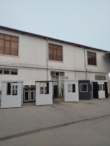 киоск: Mühafizə BUTKASI. AĞ. QARA. ANTRASİT GREY. ŞÜŞƏLİ. PLASTİK