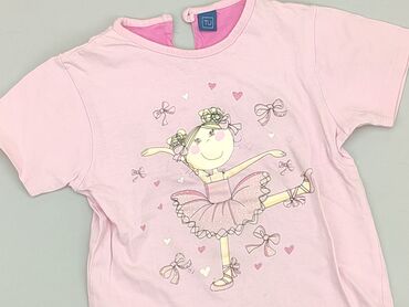 sukienka letnia w kwiaty mini: T-shirt, Tu, 4-5 years, 104-110 cm, condition - Good