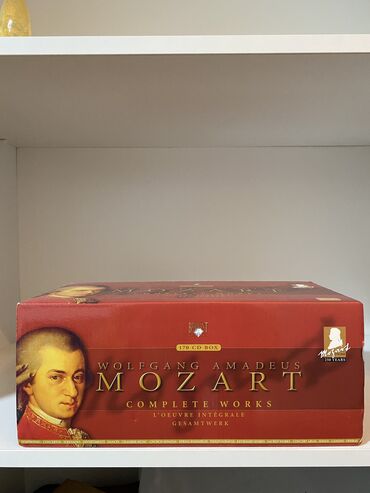 Книги, журналы, CD, DVD: Полная коллекция дисков Моцарта. Всего 170 дисков, возможно парочки не
