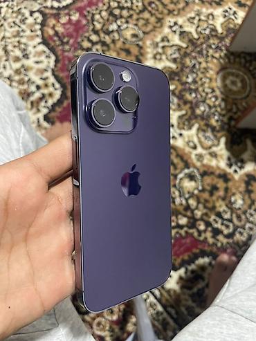 macbook pro 13 2015: IPhone 14 Pro, Б/у, 128 ГБ, Deep Purple, Защитное стекло, 77 % — 4