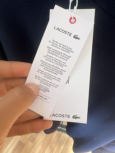 lacoste футболка: Лонгслив, цвет - Синий, L, XL — 2