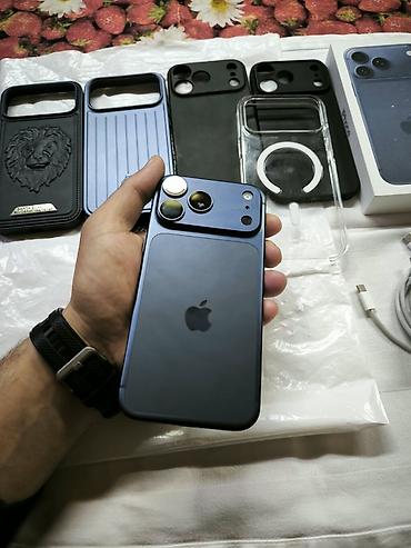 islənmis notebook satisi: IPhone 17 Pro Max, 256 GB, Mavi, Face ID — 7