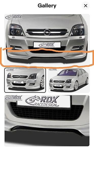 RDX Racedesign ön bamper altlıq (lip) – Opel Vectra C üçün - Model
