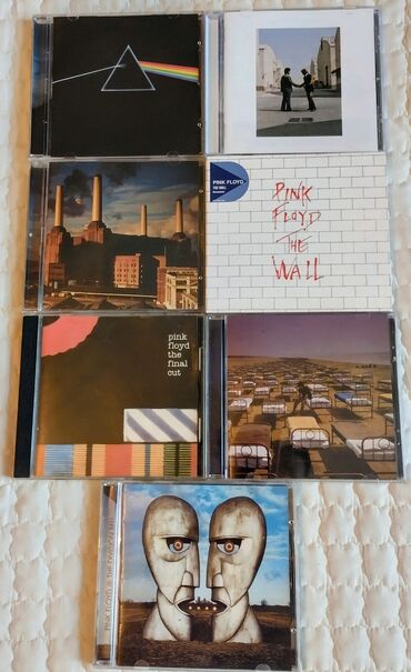 CD, DVD диски: CD-коллекция Pink Floyd (оригинальные альбомы в стандартных