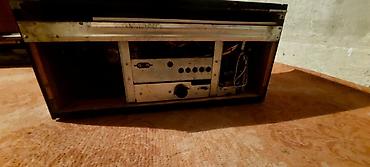 ikinci el mikrofon: Məhsul: Retro ev audio sistemi – radiola + maqnitofon + akustik blok — 7