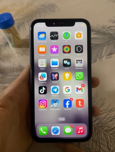 iphon x: IPhone 11, 64 GB, Black Titanium, Face ID