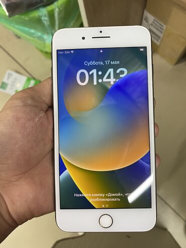 Apple iPhone: IPhone 8 Plus, Б/у, 64 ГБ, Jet Black, 93 %