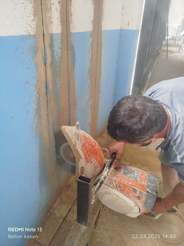 Tikinti işləri: Beton kəsmə və deşik açma xidməti - Dəqiq və səliqəli beton kəsmə — 9