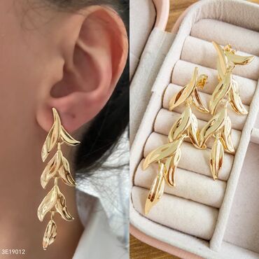 Bijuteriya dəstləri: Qızıl rəngli bijuteriya dəstləri 1) Qırmızı daşlı “marquise” forması — 7