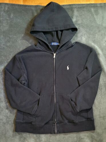 zara duksevi muski: Sweatshirt, L (EU 52), M (EU 50), Ralph Lauren, color - Black, With a hood