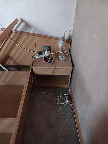 Двуспальные кровати: Кровать 2х спальная б/у,ДСП,цвет бежевый, есть подьемное устройство at lalafo.kg — 7 Двуспальные кровати: Кровать 2х спальная б/у,ДСП,цвет бежевый, есть подьемное устройство — 7