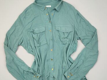 zielone bluzki z długim rękawem: Koszula Damska, SinSay, XL, stan - Bardzo dobry