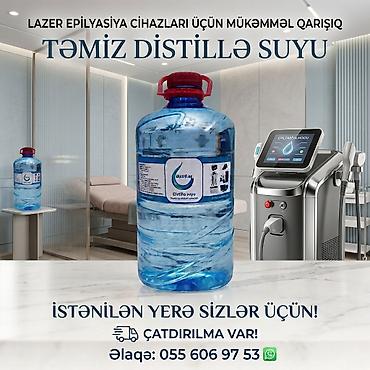 at südü: Məhsul: Təmiz distillə suyu Təyinat: - Lazer epilyasiya cihazları — 1