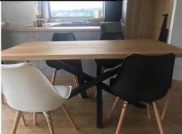ikea uzice: LUX TRPEZARIJSKI STO | Izrada nameštaja po meri Drvo& metal — 1