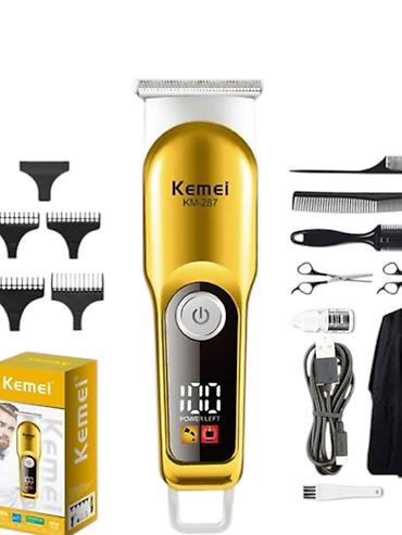 №: 13064 Məhsulun adı: Saç qırxan maşın Kemei KM-287, 5 W, 4 başlıq