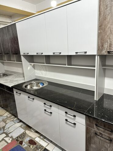 Кухонные гарнитуры: Кухонный гарнитур, Новый, цвет - Белый, ДСП, Бесплатная доставка — 4