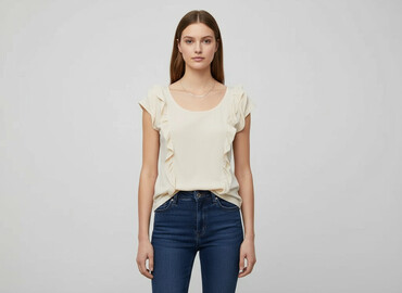 eleganckie bluzki plus size: H&M, Жіноча блуза, розмір XS