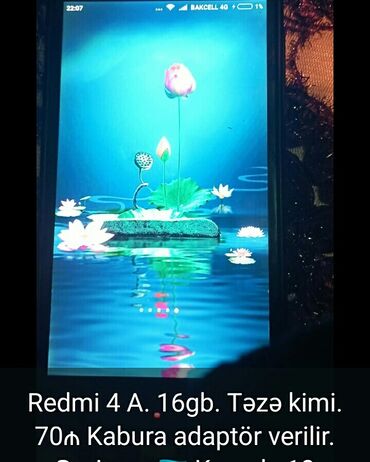 redmi 5 a: Xiaomi Redmi 4A, 16 GB, rəng - Boz, 
 Sensor, İki sim kartlı, Sənədlərlə