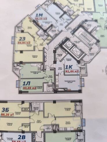 сдается квартира ата турк: 1 комната, 40 м², Элитка, 4 этаж, ПСО (под самоотделку)
