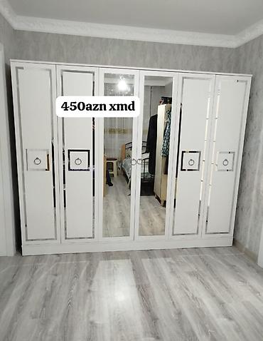 yataq çərçivəsi: Yeni, 6 qapı, Güzgülü, Açılan, Düz dolab — 1