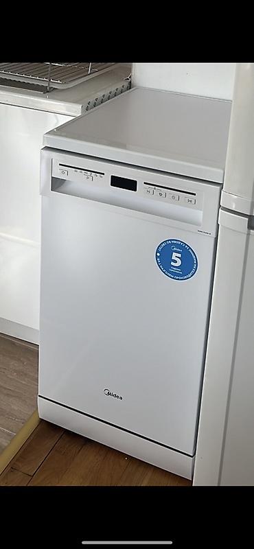 bubanj za gorenje ves masinu: Midea samostojeća mašina za pranje sudova, bela, standardne širine 45 — 1