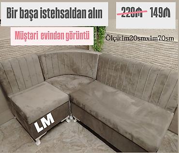 Künc divan – istehsaldan birbaşa - Model: yumru künc dizaynlı