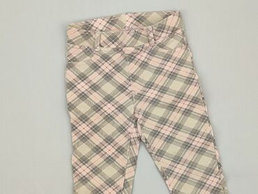 legginsy w kratkę dla dziewczynki: Legginsy dziecięce, H&M, 2-3 lat, 98, stan - Dobry