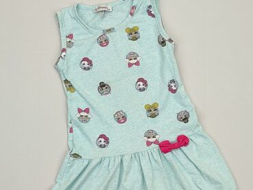 Kid's Dress 6 years, height - 116 cm., Cotton, condition - Fair