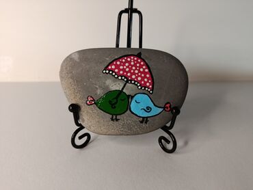 Şəkillər, tablolar: Роспись на натуральном камне, выполненная вручную акриловыми красками — 22