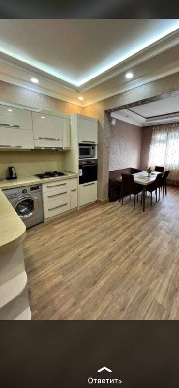 Uzunmüddətli kirayə mənzillər: Tarqovıda 3 otaqlı mənzil 1500 mata verilir. mənzil təmirlidir. Bloka — 7