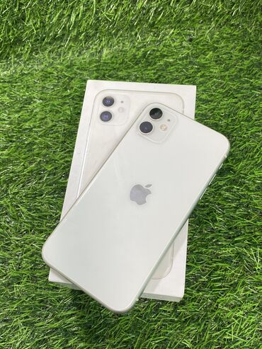 айфон 7 с: IPhone 11, Б/у, 64 ГБ, Белый, Коробка, 94 %