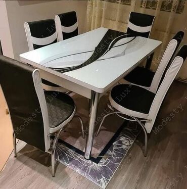 trpezarijski stolovi i stolice: 🎀 Ulepšajte svoj dom uz elegantan trpezarijski set! 🎀 ✨ Set sadrži