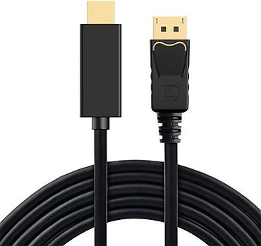 dp кабель купить: Переходник DP 1.8m to HDMI Male cable converter Art 3313 Кабель — 2