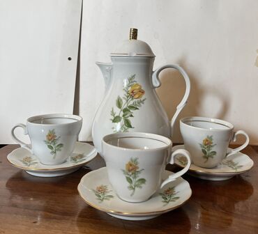 наборы из серебра с натуральными камнями: Qəhvə dəsti, 3 nəfərlik, Almaniya