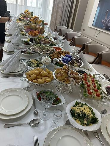 роза гулдор: Көчмө банкеттер | Ашпозчулар | Фуршет столу — 4
