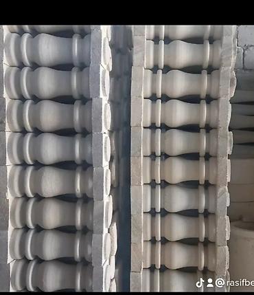 Məhəccər balyansları: Məhsul: Daş balyustrada və sütun elementləri Təsvir: - Təbii daşdan — 3