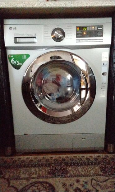 Paltaryuyan maşınlar: Paltaryuyan maşın LG, 6 kq, Qurutma var