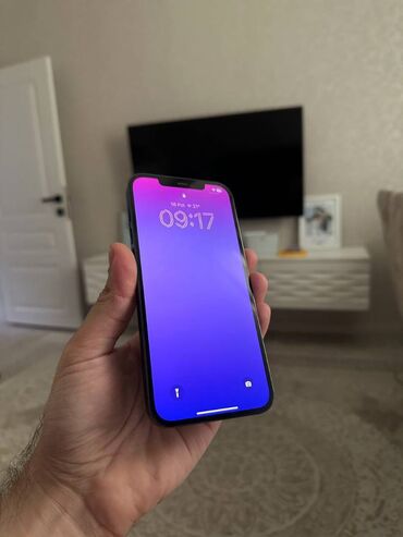 кнопочный телефон apple: IPhone 12 Pro Max, 256 GB, Pacific Blue, Zəmanət, Face ID, Sənədlərlə