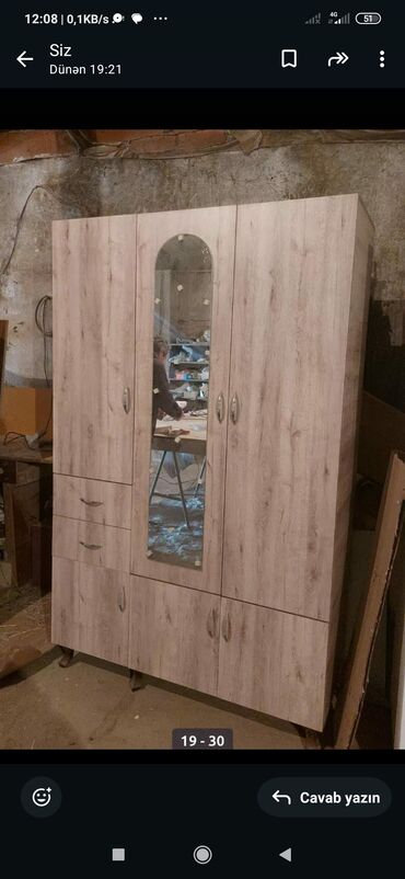 kamot mebel: Новый, Распашной, 3 двери Прямой шкаф, Гардеробный шкаф
