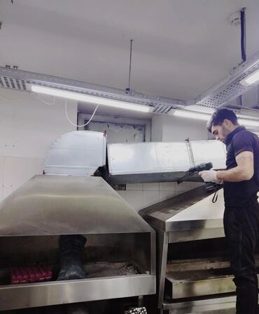 Медицина, фармацевтика: Havalandırma sistemlərinin təmizlənməsi mator filtirlərin yuyulması