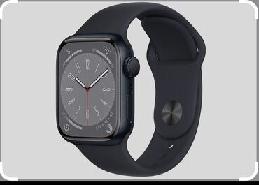 apple watch 7 qiyməti: İşlənmiş, Smart saat, Apple, Аnti-lost, rəng - Qara