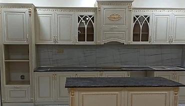 Sifarişlə mətbəx mebeli: Sifarişlə mətbəx dəsti, Özü çəkən petlələr, MDF, Kredit yoxdur, Pulsuz çatdırılma, Rayonlara çatdırılma — 23